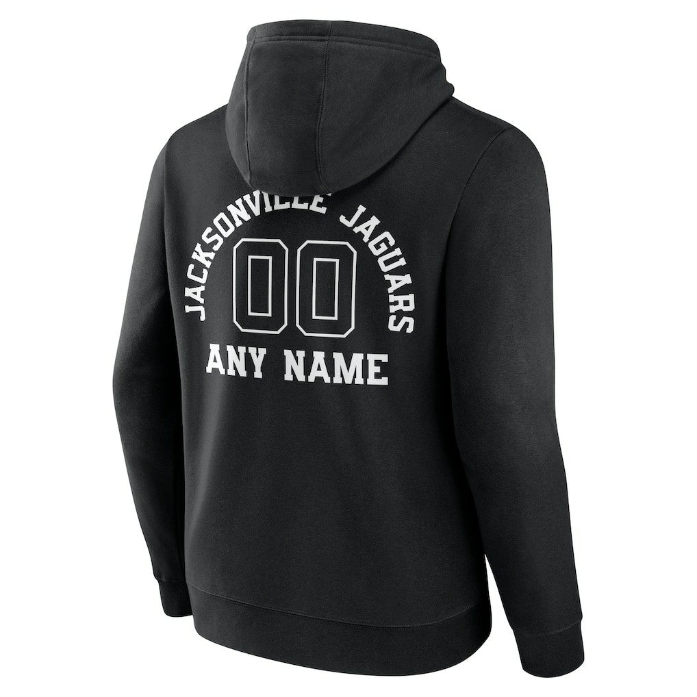 Jacksonville Jaguars Personalized Name & Number Pullover Hoodie | NFL Hot