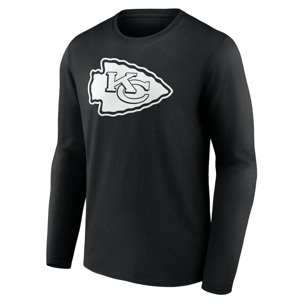 Kansas City Chiefs Personalized Name & Number Monochrome Long Sleeve T-Shirt | NFL Outlet
