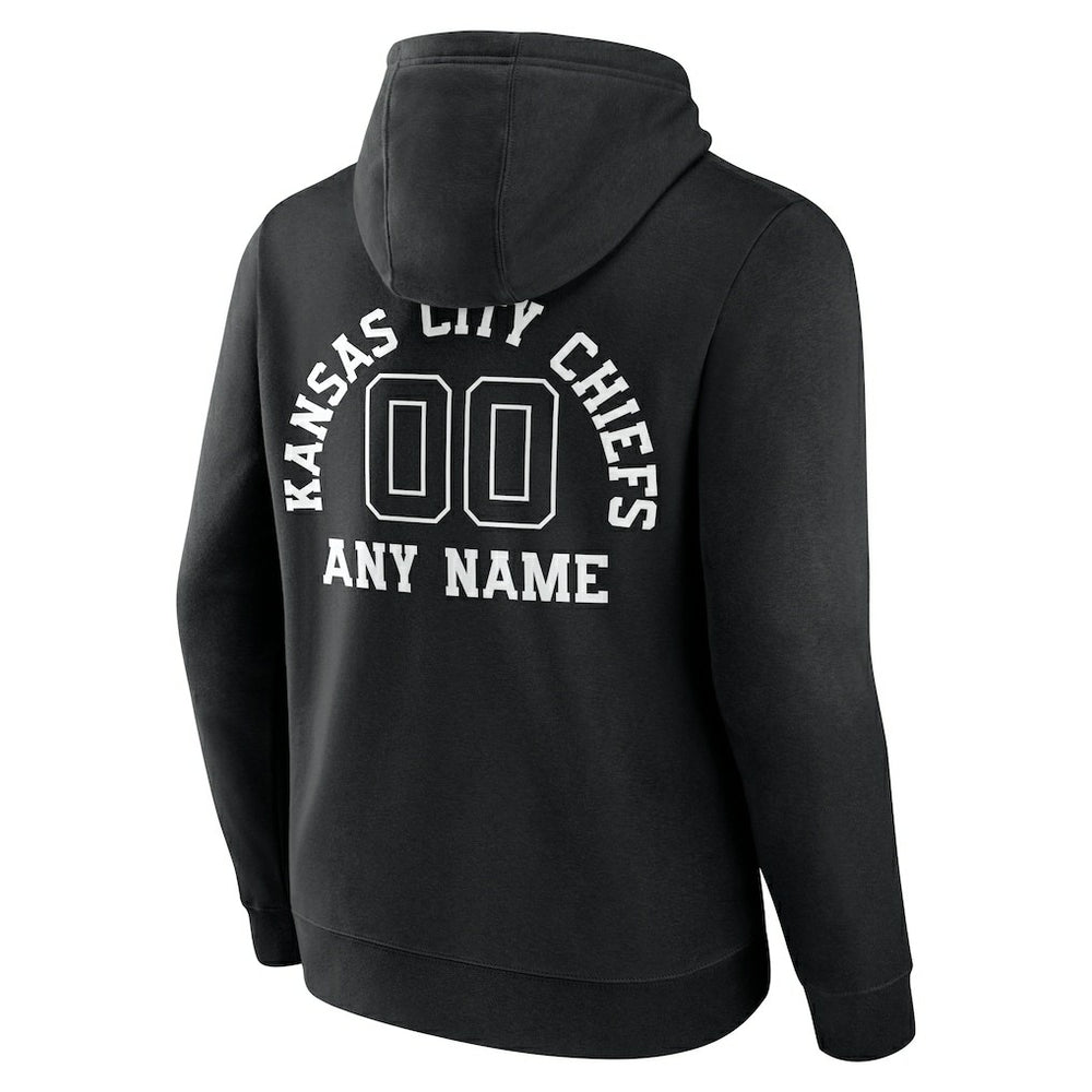 Kansas City Chiefs Personalized Name & Number Pullover Hoodie | NFL Hot