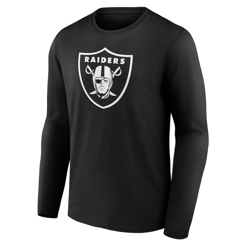 Las Vegas Raiders Personalized Name & Number Monochrome Long Sleeve T-Shirt | NFL Hot
