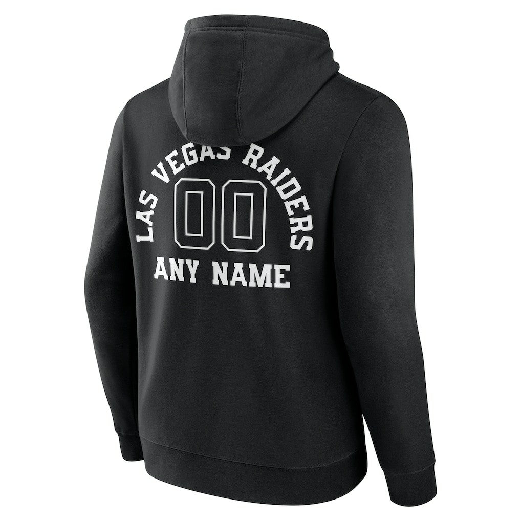 Las Vegas Raiders Personalized Name & Number Pullover Hoodie | NFL Outlet