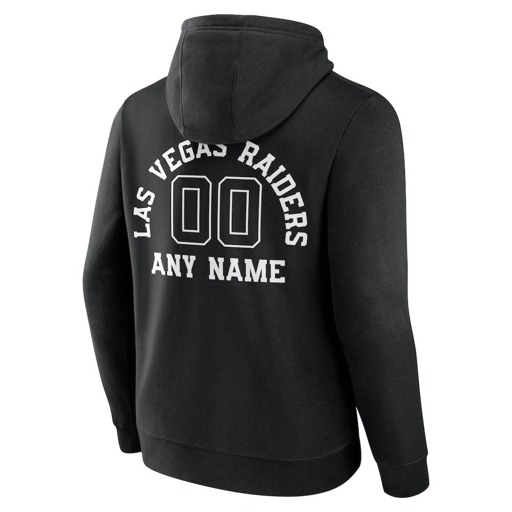Las Vegas Raiders Personalized Name & Number Pullover Hoodie | NFL Outlet