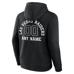 Las Vegas Raiders Personalized Name & Number Pullover Hoodie | NFL Outlet