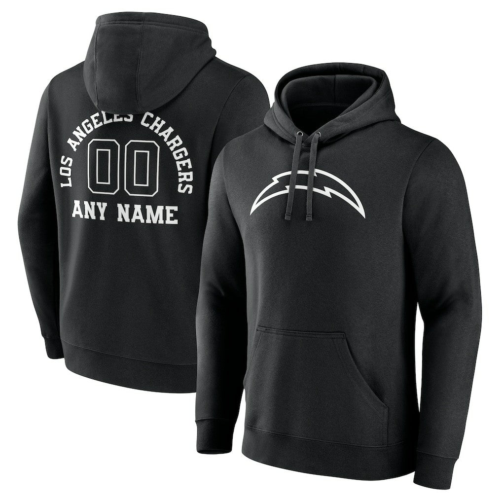 Los Angeles Chargers Personalized Name & Number Pullover Hoodie | NFL New
