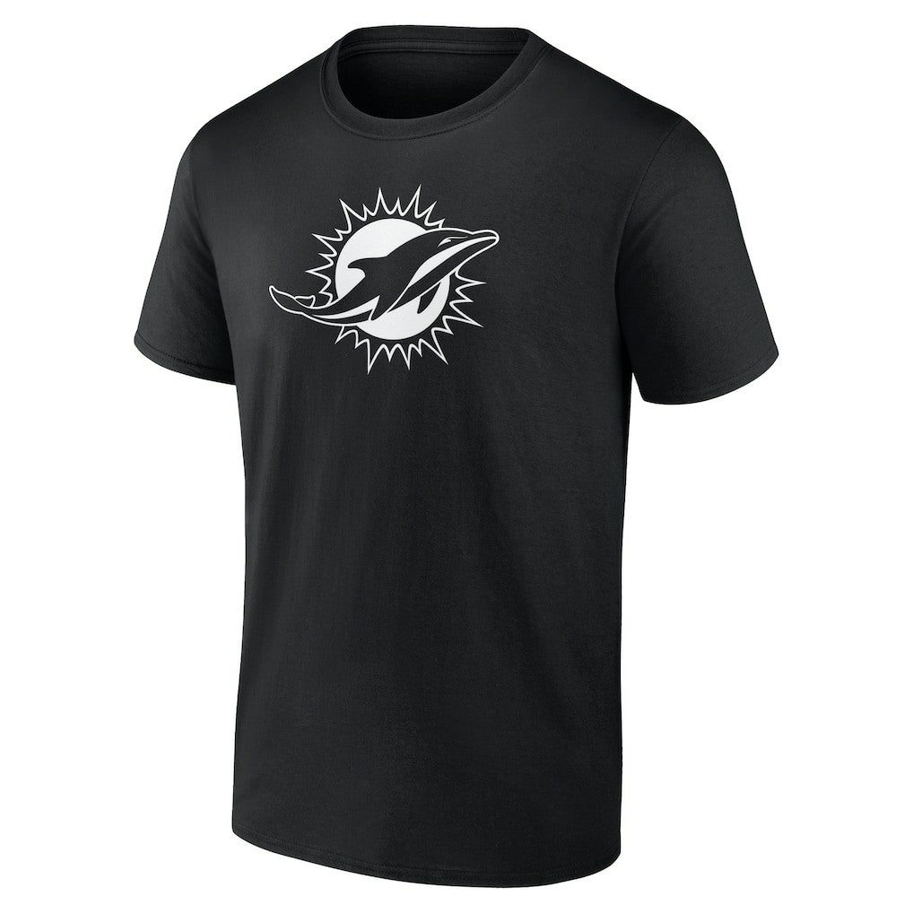 Miami Dolphins Personalized Name & Number Monochrome T-Shirt | NFL Discount