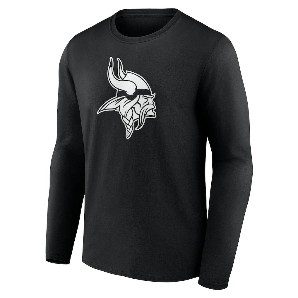 Minnesota Vikings Personalized Name & Number Monochrome Long Sleeve T-Shirt | NFL US