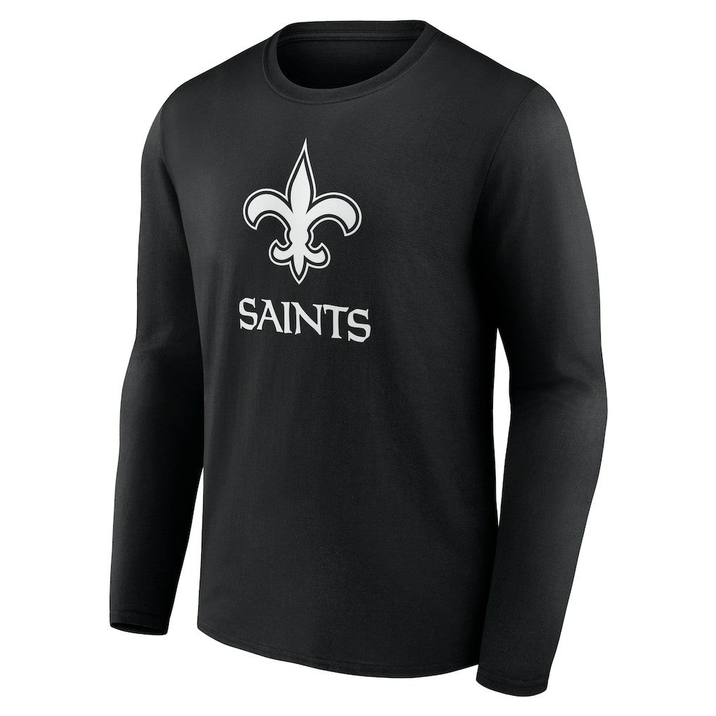 New Orleans Saints Personalized Name & Number Monochrome Long Sleeve T-Shirt | NFL New
