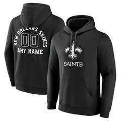 New Orleans Saints Personalized Name & Number Pullover Hoodie | NFL Online