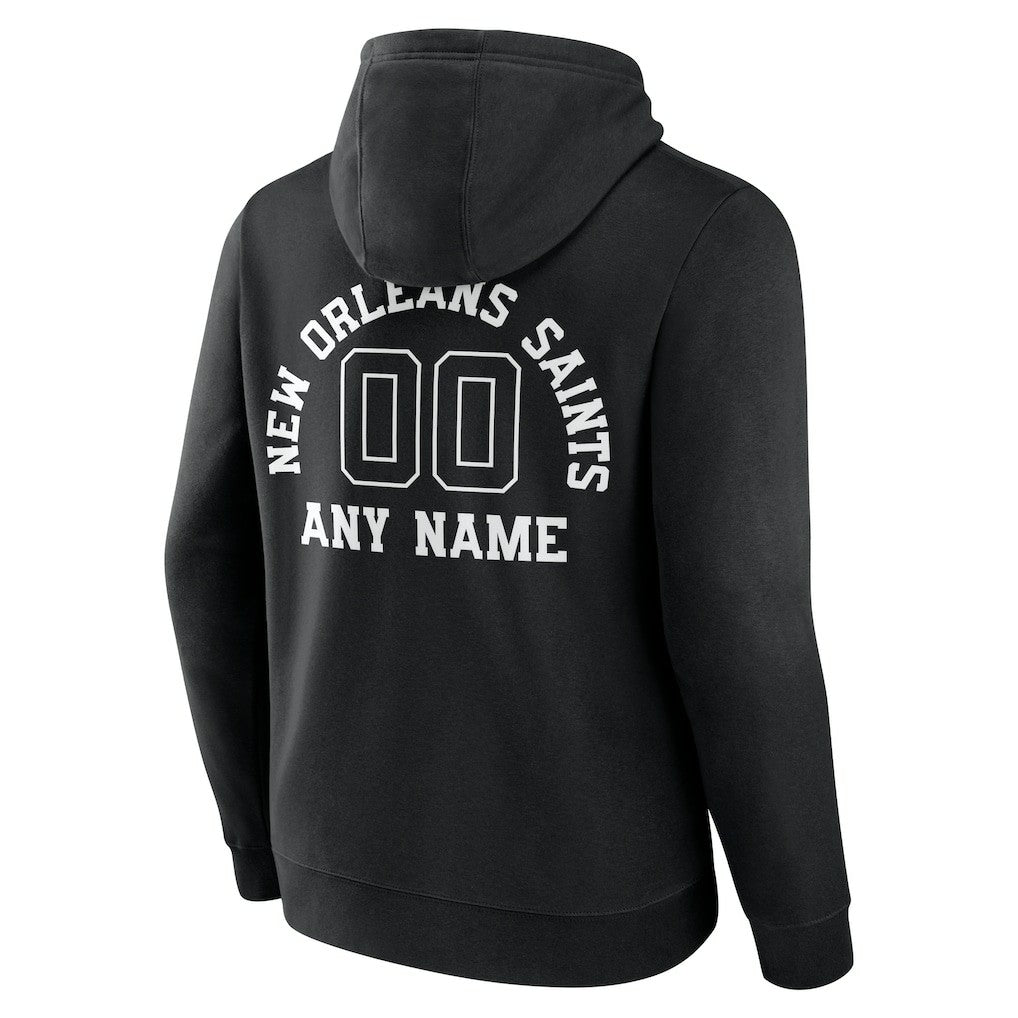 New Orleans Saints Personalized Name & Number Pullover Hoodie | NFL Online
