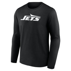 New York Jets Personalized Name & Number Monochrome Long Sleeve T-Shirt | NFL US