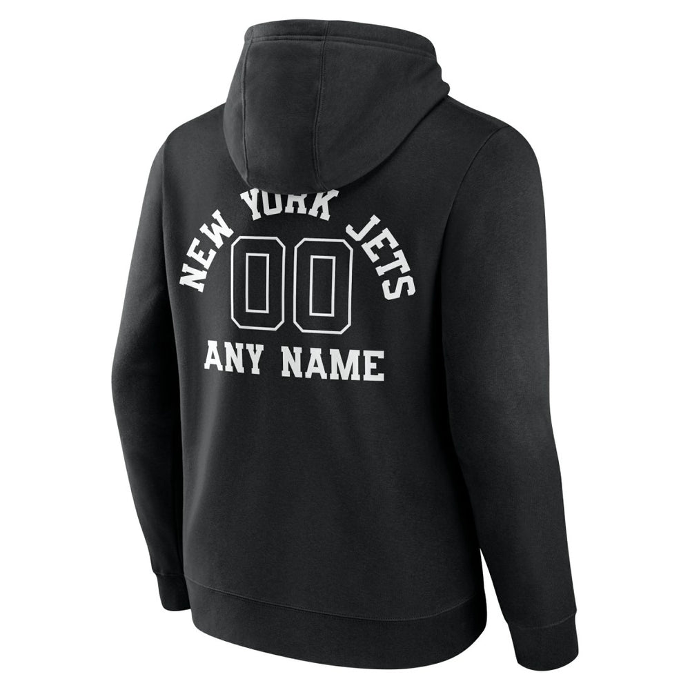 New York Jets Personalized Name & Number Pullover Hoodie | NFL Discount