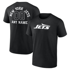 New York Jets Personalized Name & Number Monochrome T-Shirt | NFL Hot