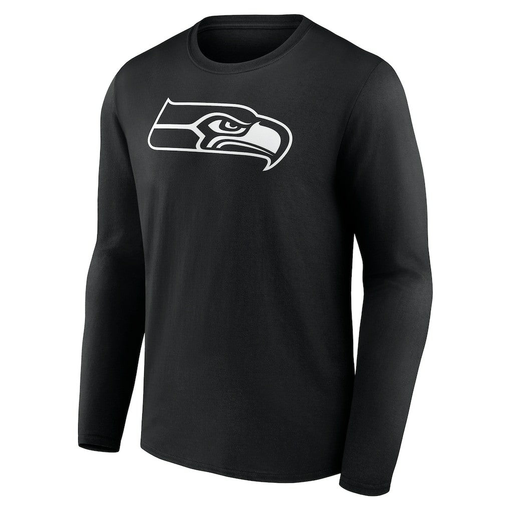 Seattle Seahawks Personalized Name & Number Monochrome Long Sleeve T-Shirt | NFL Online