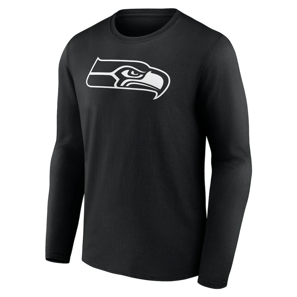 Seattle Seahawks Personalized Name & Number Monochrome Long Sleeve T-Shirt | NFL Online