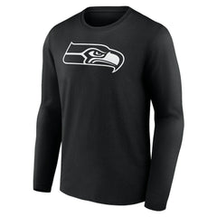 Seattle Seahawks Personalized Name & Number Monochrome Long Sleeve T-Shirt | NFL Online