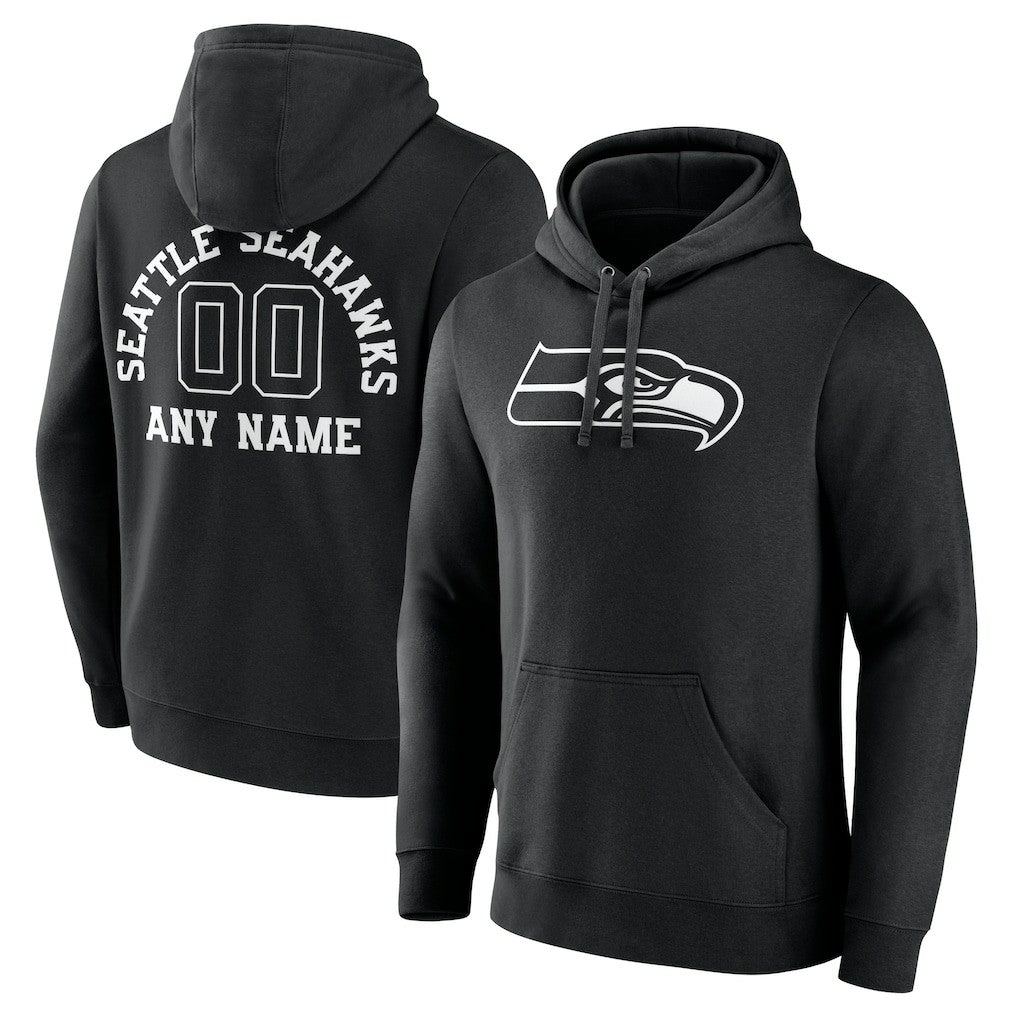 Seattle Seahawks Personalized Name & Number Pullover Hoodie | NFL On sale
