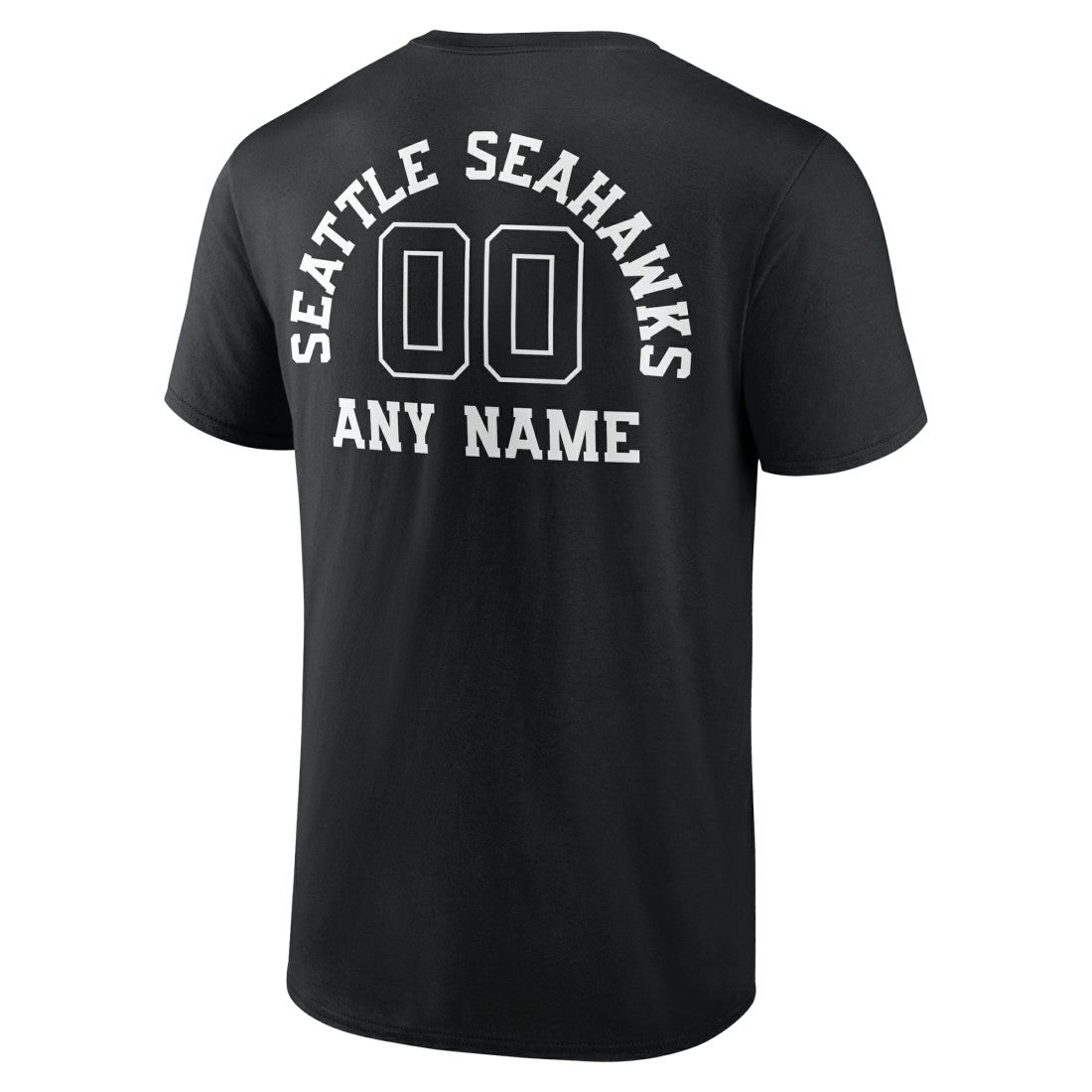 Seattle Seahawks Personalized Name & Number Monochrome T-Shirt | NFL New