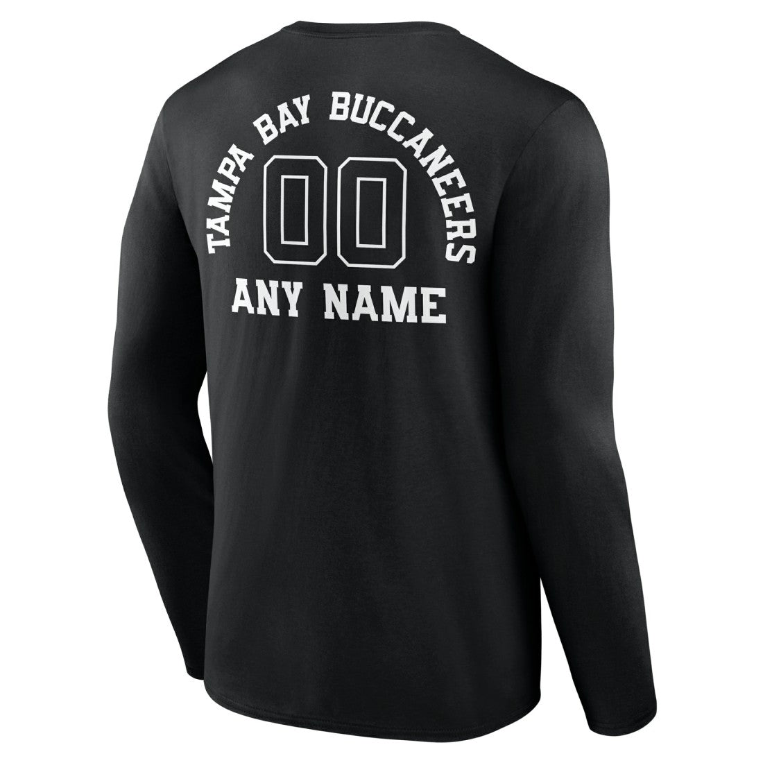 Tampa Bay Buccaneers Personalized Name & Number Monochrome Long Sleeve T-Shirt | NFL On sale