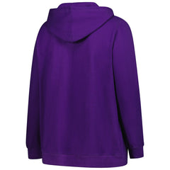 Minnesota Vikings Women's Plus Size V-Neck Pullover Hoodie | NFL Outlet
