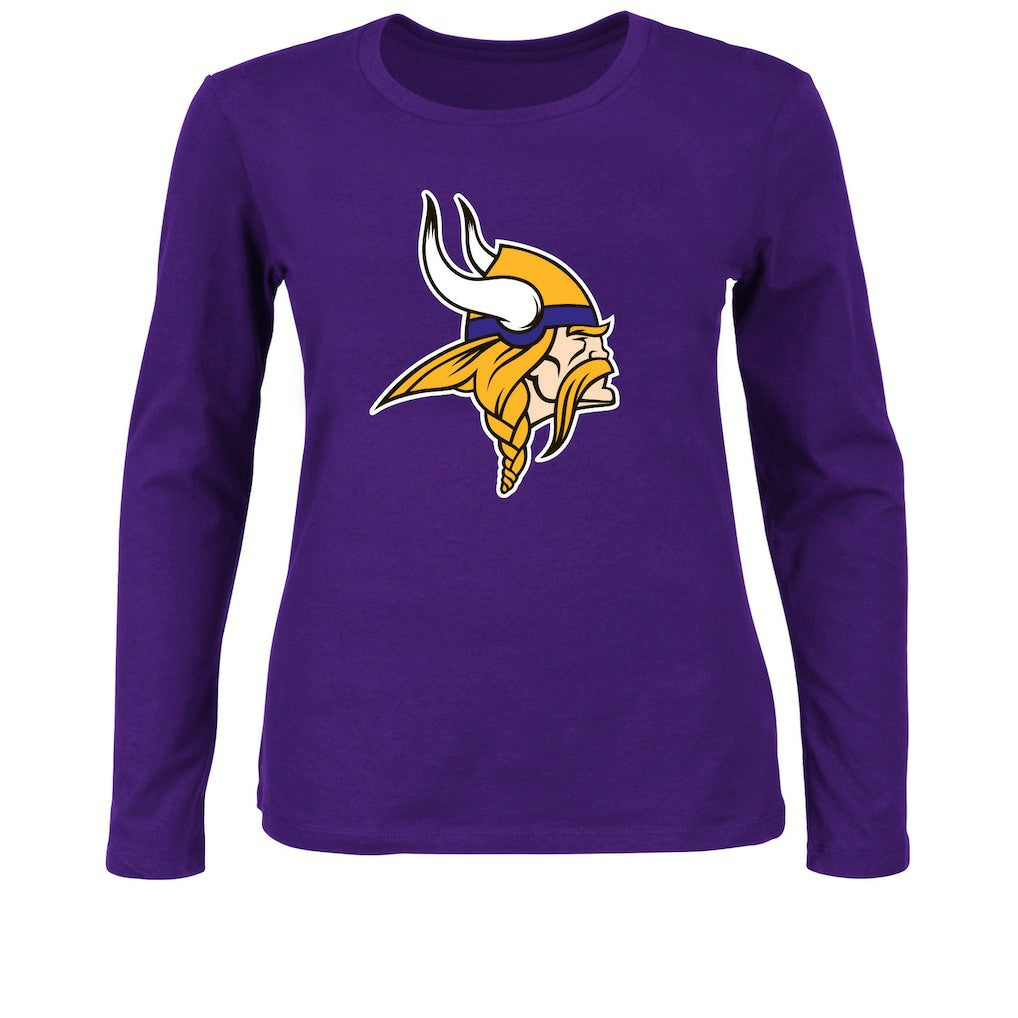 Minnesota Vikings Women's Plus Size Long Sleeve T-Shirt | NFL Sale