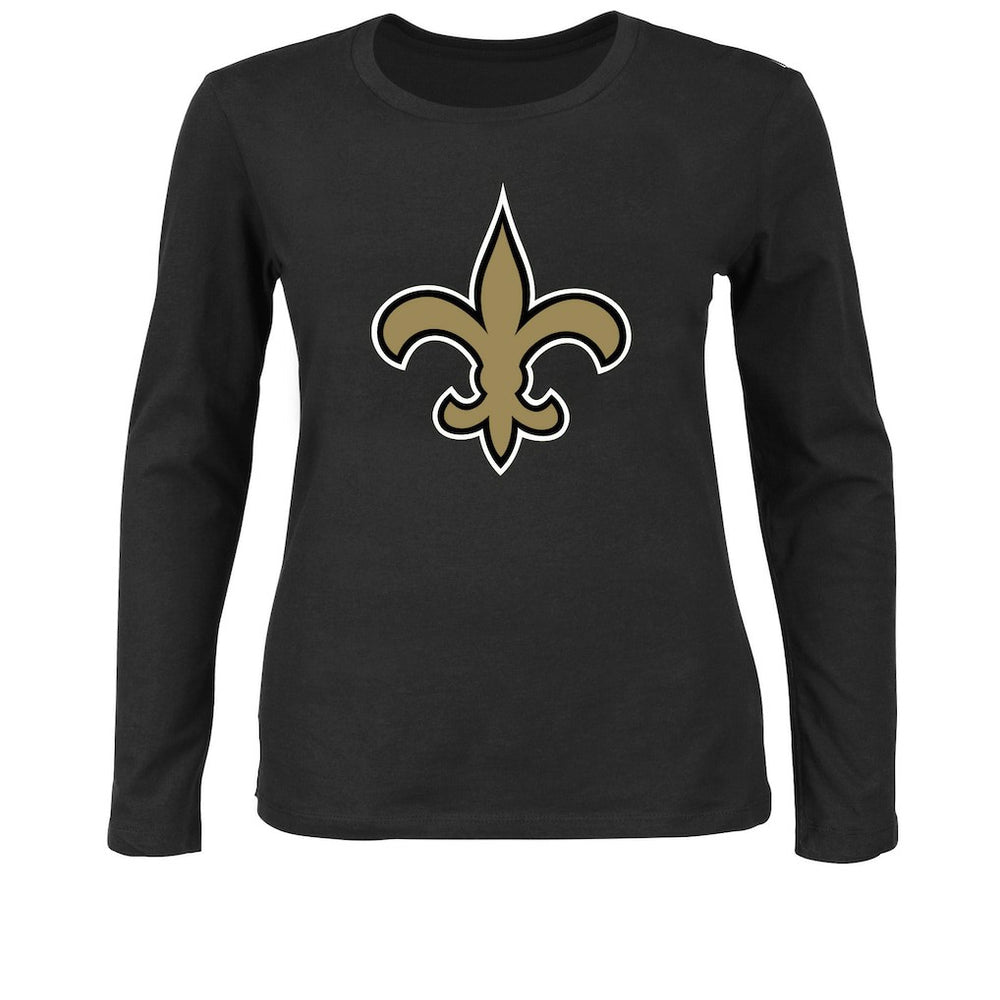 New Orleans Saints Women's Plus Size Long Sleeve T-Shirt | NFL Sale