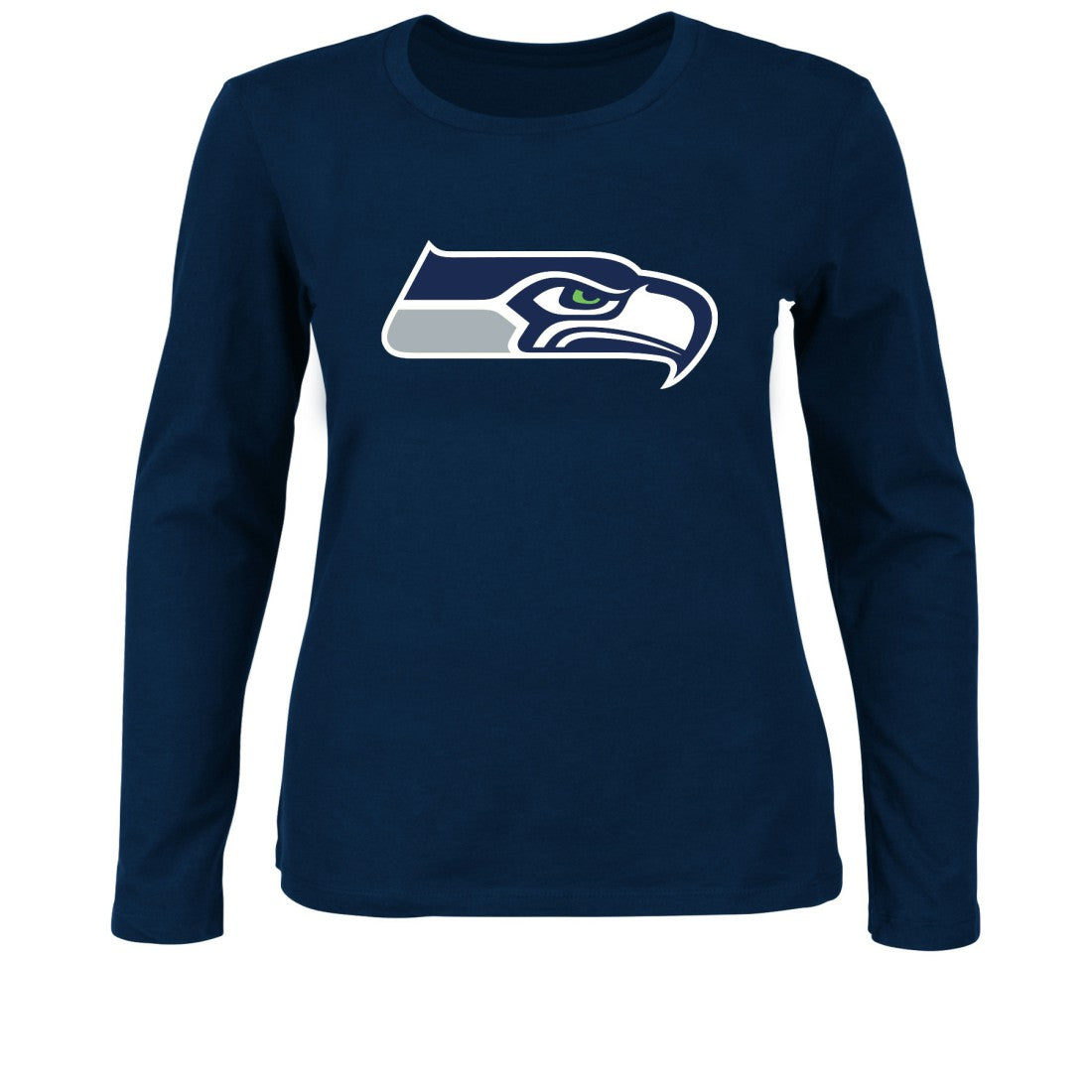 Seattle Seahawks Women's Plus Size Long Sleeve T-Shirt | NFL Discount