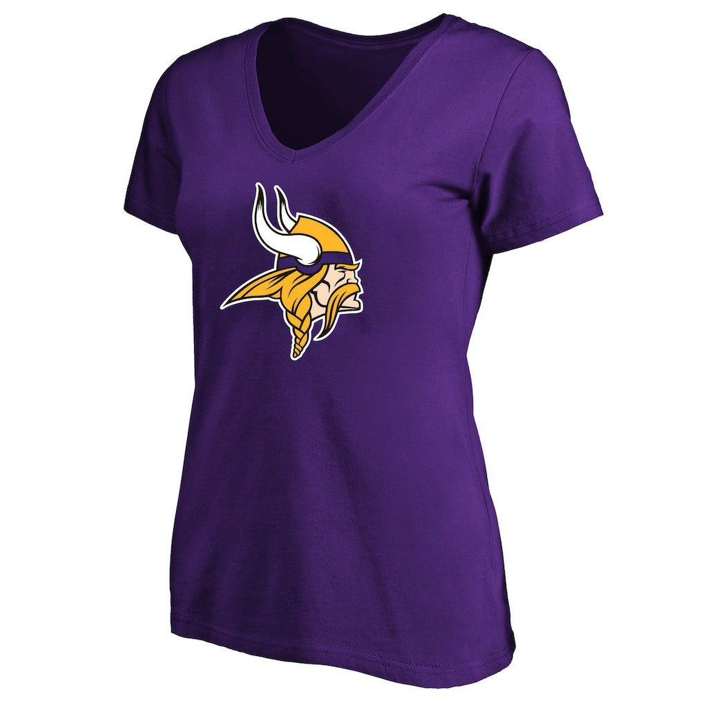 Minnesota Vikings Women's Plus Size V-Neck T-Shirt | NFL Discount