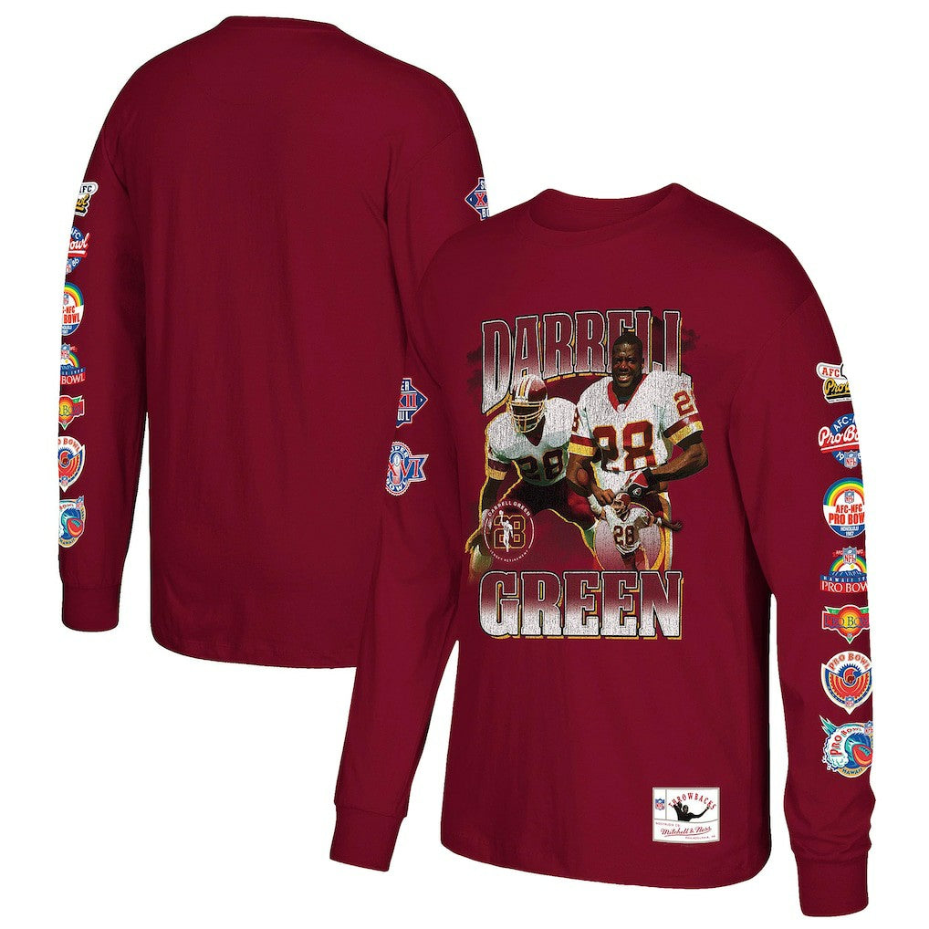 Washington Commanders Darrell Green  Player Graphic Long Sleeve T-Shirt | NFL Discount