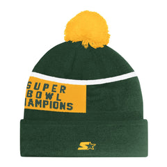 Green Bay Packers Starter Unisex Chyron Cuffed Knit Hat with Pom | NFL Hot