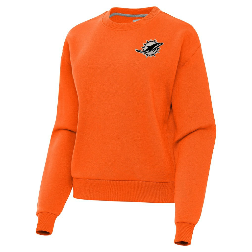 Miami Dolphins Antigua Women's Victory Pullover Sweatshirt | NFL US
