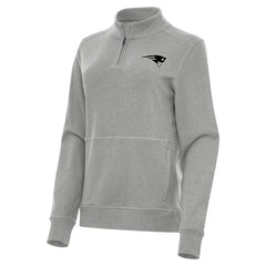 New England Patriots Antigua Women's Crush Quarter-Zip Top | NFL Hot