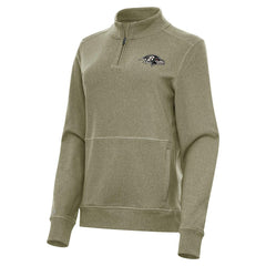 Baltimore Ravens Antigua Women's Crush Quarter-Zip Top | NFL Discount