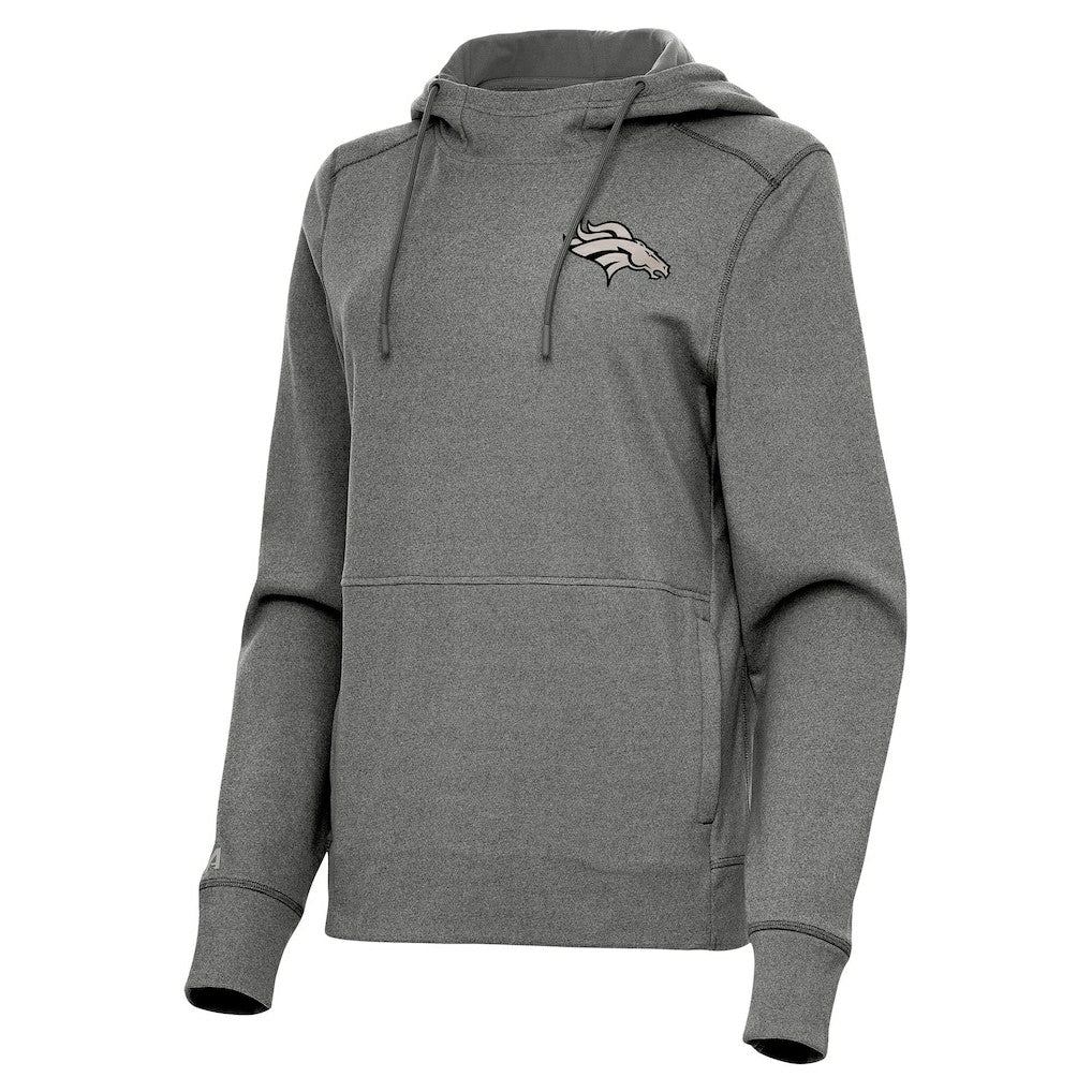 Denver Broncos Antigua Women's Justice Pullover Hoodie | NFL Discount