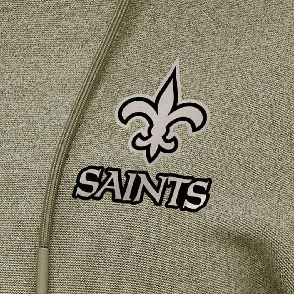 New Orleans Saints Antigua Women's Justice Pullover Hoodie | NFL Outlet