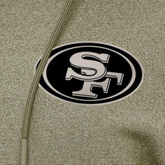 San Francisco 49ers Antigua Women's Justice Pullover Hoodie | NFL US
