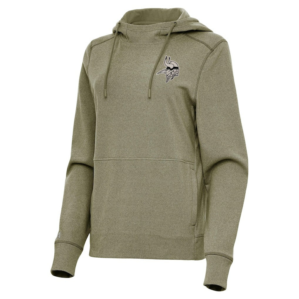 Minnesota Vikings Antigua Women's Justice Pullover Hoodie | NFL US