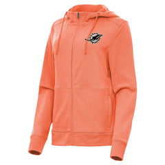 Miami Dolphins Antigua Women's Seeker Full-Zip Hoodie Jacket | NFL Near me