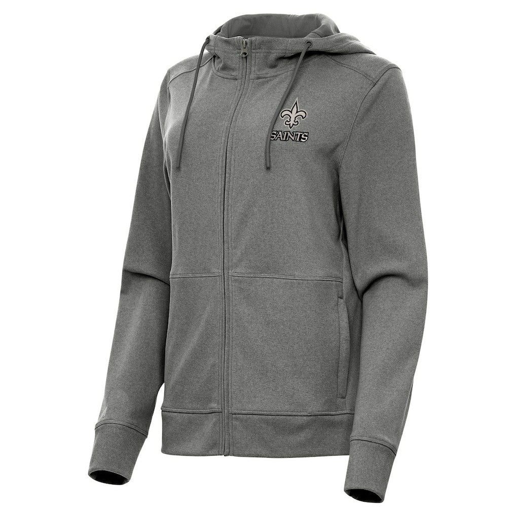 New Orleans Saints Antigua Women's Seeker Full-Zip Hoodie Jacket | NFL Online