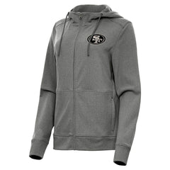 San Francisco 49ers Antigua Women's Seeker Full-Zip Hoodie Jacket | NFL Hot