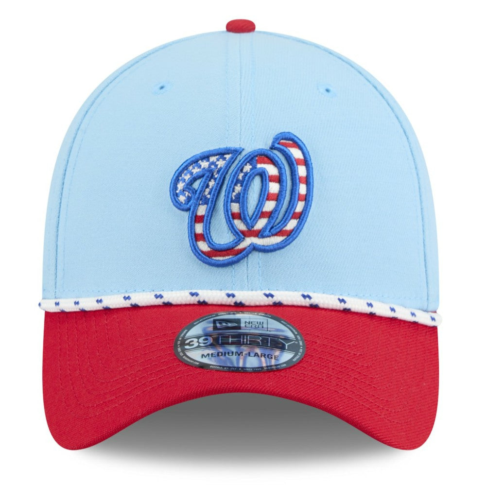 Washington Nationals New Era 2025 Fourth of July 39THIRTY Flex Hat - MLB Hats