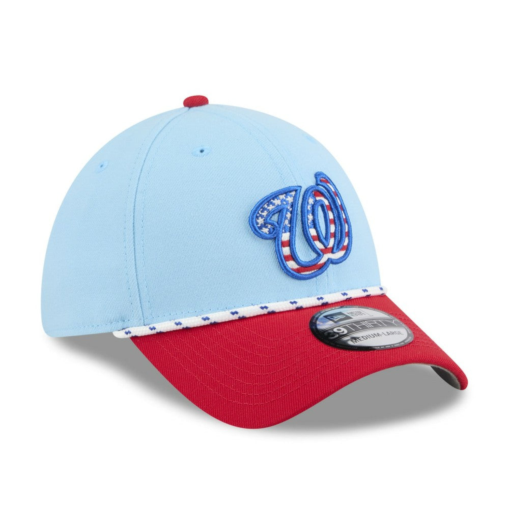 Washington Nationals New Era 2025 Fourth of July 39THIRTY Flex Hat - MLB Hats
