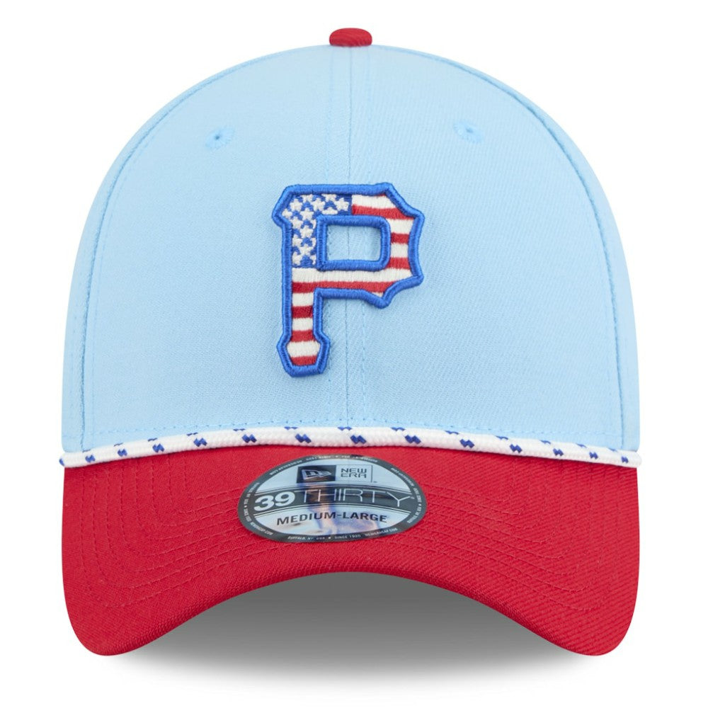 Pittsburgh Pirates New Era 2025 Fourth of July 39THIRTY Flex Hat - MLB Hats
