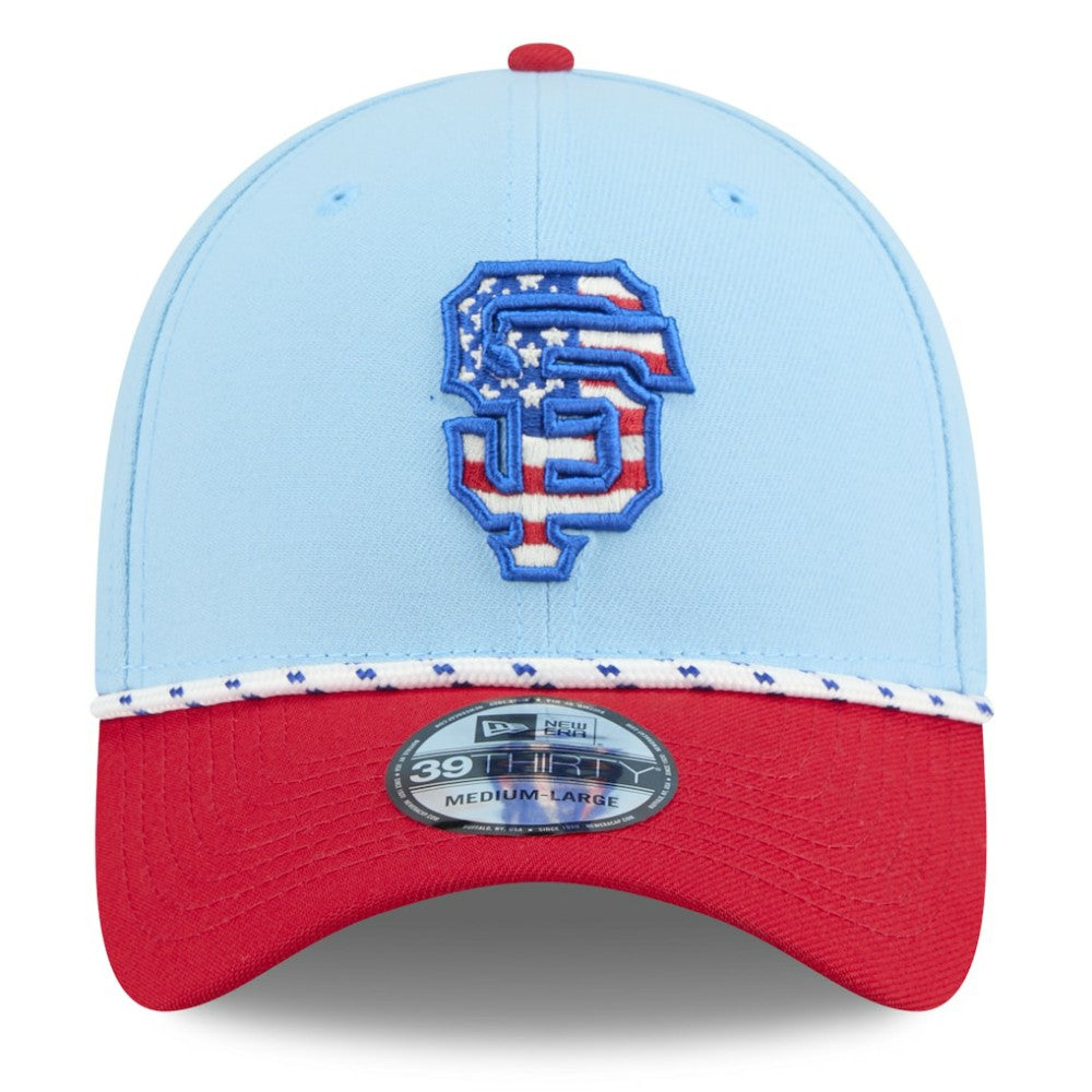 San Francisco Giants New Era 2025 Fourth of July 39THIRTY Flex Hat - MLB Hats