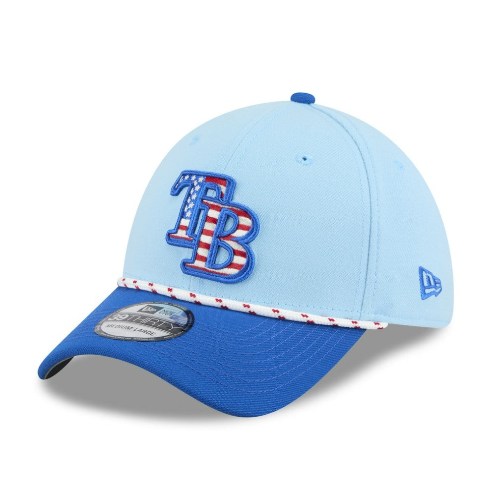 Tampa Bay Rays New Era 2025 Fourth of July 39THIRTY Flex Hat - MLB Hats