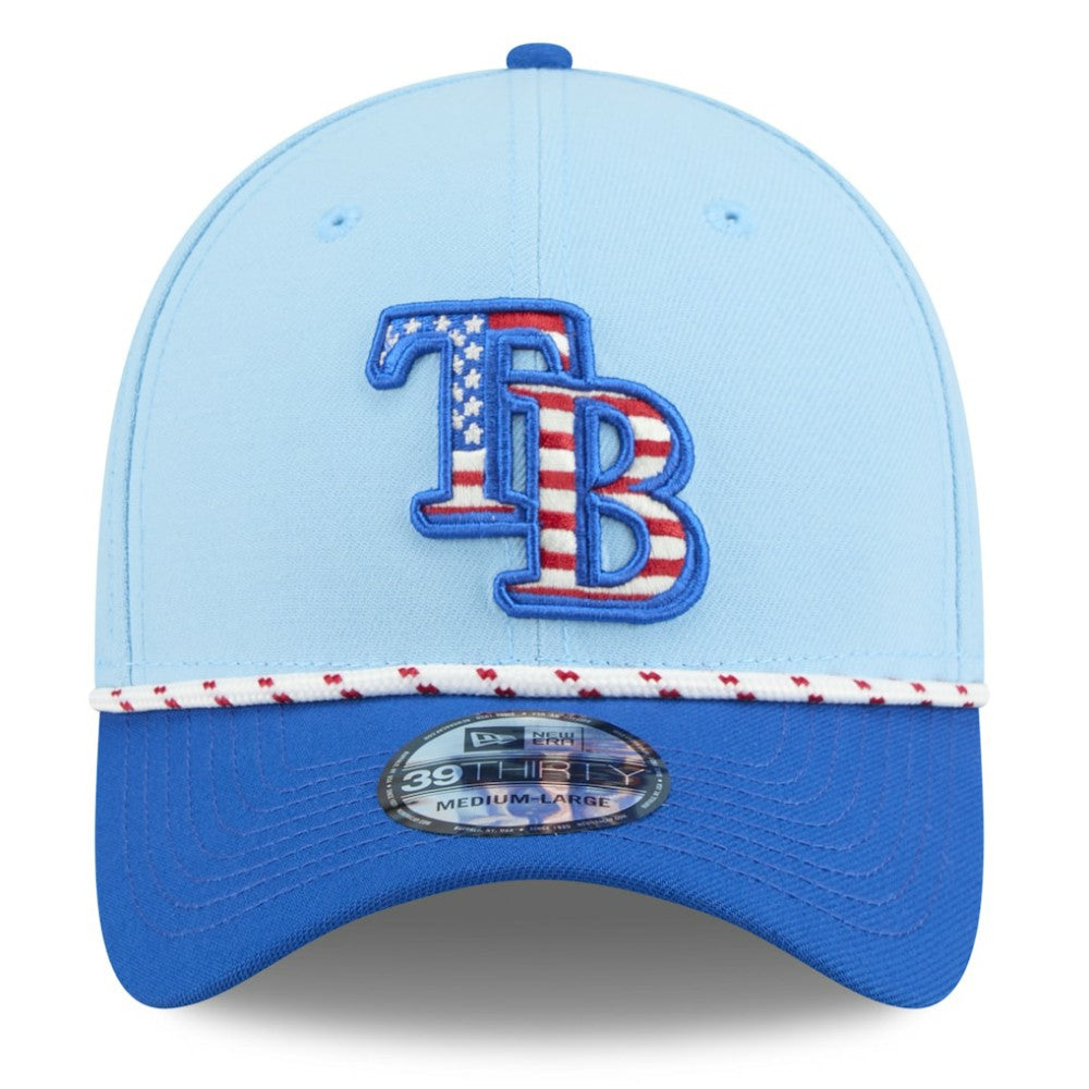 Tampa Bay Rays New Era 2025 Fourth of July 39THIRTY Flex Hat - MLB Hats