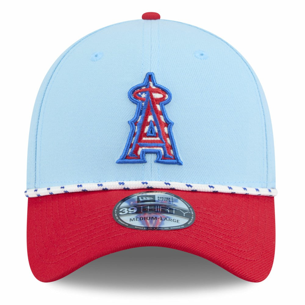 Los Angeles Angels New Era 2025 Fourth of July 39THIRTY Flex Hat - MLB Hats