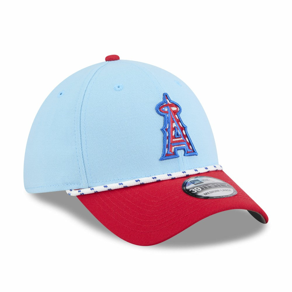 Los Angeles Angels New Era 2025 Fourth of July 39THIRTY Flex Hat - MLB Hats
