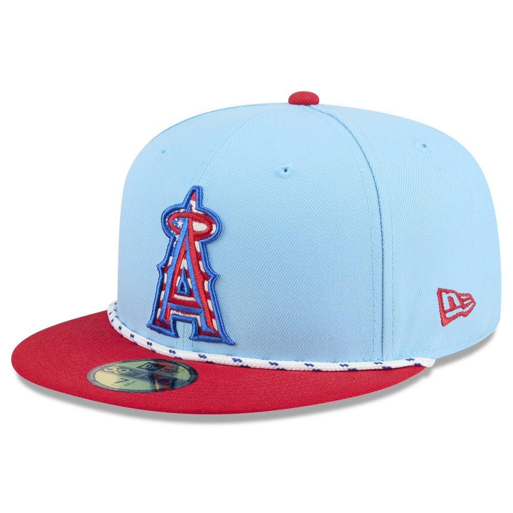 Los Angeles Angels New Era 2025 Fourth of July 59FIFTY Fitted Hat - MLB Hats