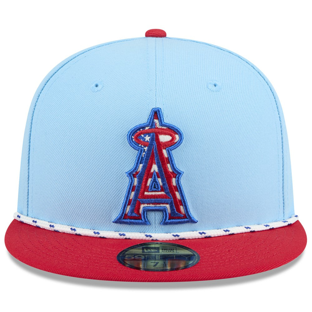 Los Angeles Angels New Era 2025 Fourth of July 59FIFTY Fitted Hat - MLB Hats