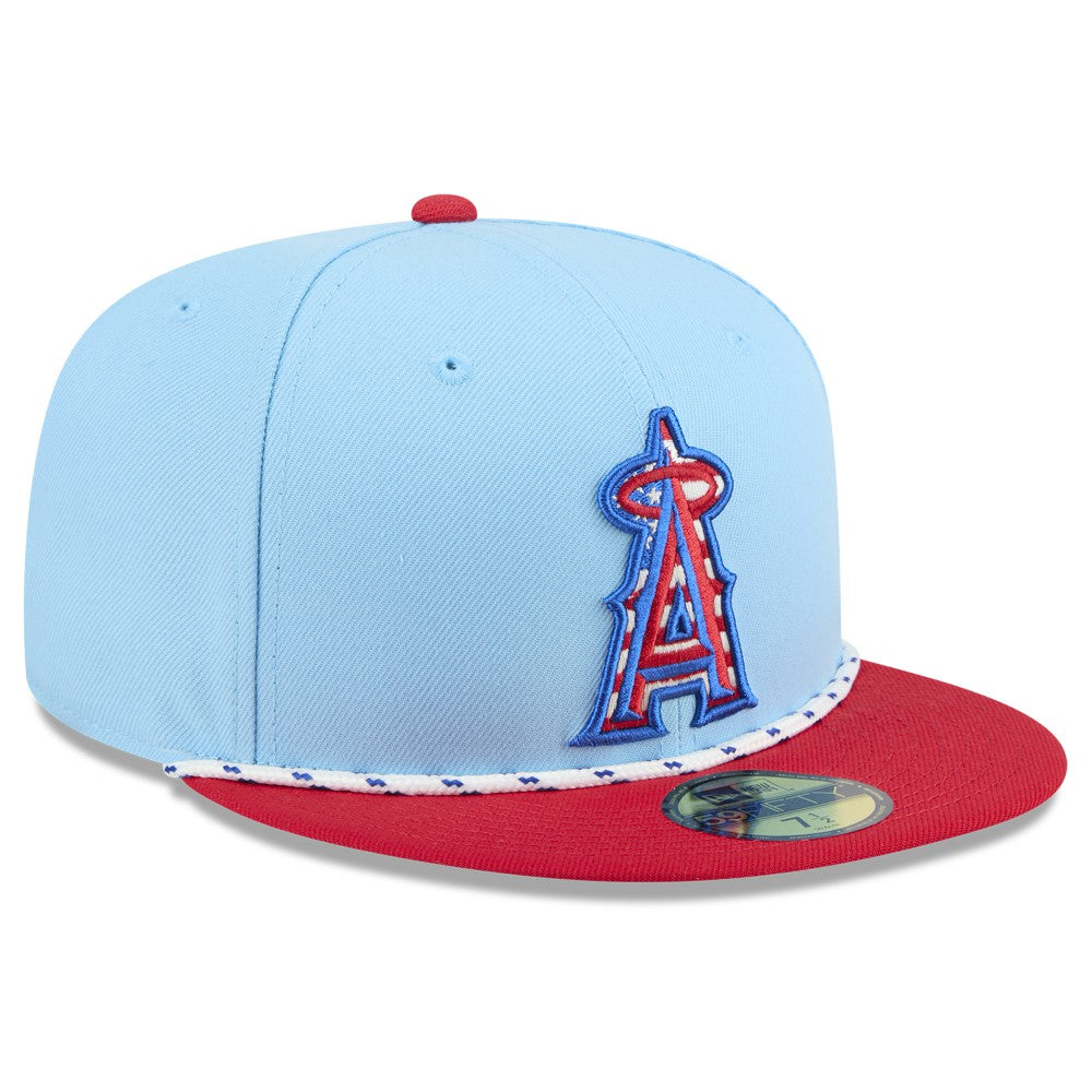 Los Angeles Angels New Era 2025 Fourth of July 59FIFTY Fitted Hat - MLB Hats